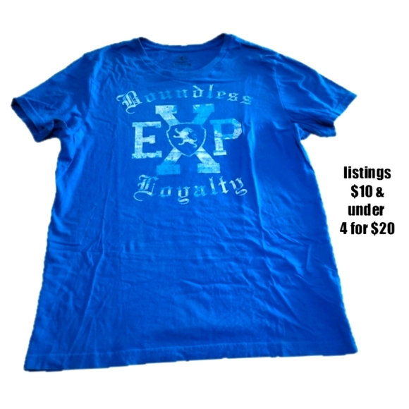 Short Sleeve Tee Size Medium Shirt Vintage Crewneck Graphic Print Express  Lion - Picture 1 of 10